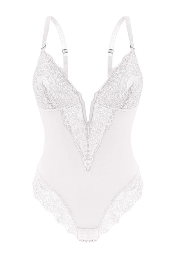 Deep-V Neck Bodysuit