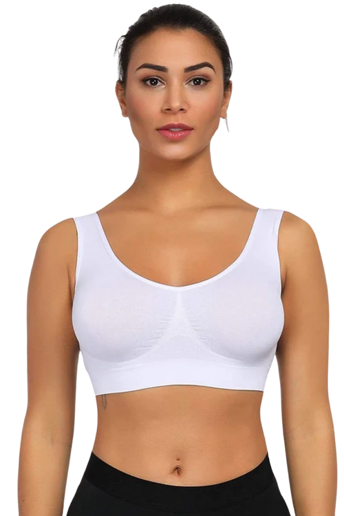 Seamless Wireless Bra With Support