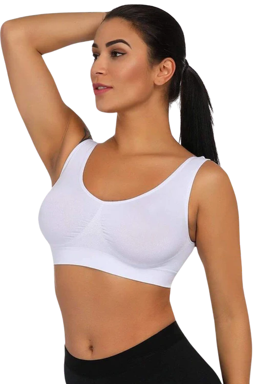 Seamless Wireless Bra With Support